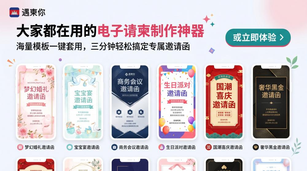 生日邀请函怎么写？4类模板+神器，小白也能5分钟搞定